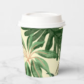 Party-Papiergruppen für tropische Blätter Pappbecher (Links)