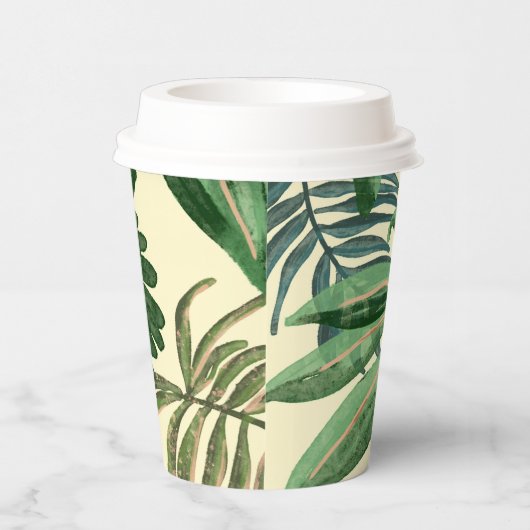 Party-Papiergruppen für tropische Blätter Pappbecher (Rechts)