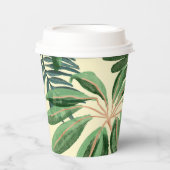 Party-Papiergruppen für tropische Blätter Pappbecher (Vorderseite)