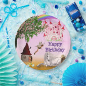 Party-Papierplatte 9" farbig Pappteller (Party)