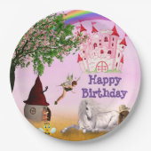 Party-Papierplatte 9" farbig Pappteller (Vorderseite)