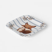 Party-Papierplatte aus Holz - Eichhörnchen Pappteller (Gewinkelt)