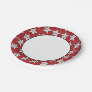 Party-Papierplatte des Sheriffs Pappteller