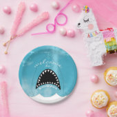 Party-Papierplatte für den Shark Mouth-Kindergebur Pappteller (Party)