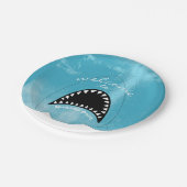 Party-Papierplatte für den Shark Mouth-Kindergebur Pappteller (Schrägansicht)
