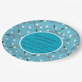 Party-Papierplatte für Golf-Member Pappteller (Schrägansicht)