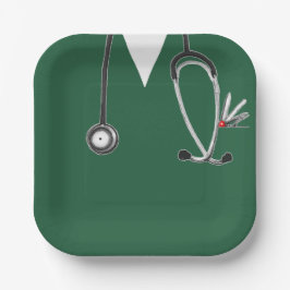 Party-Papiertafel für Krankenpfleger Pappteller