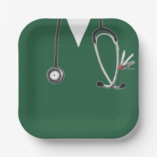 Party-Papiertafel für Krankenpfleger Pappteller (Vorderseite)