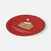 Party-Papiertafel für Lebkuchen Pappteller (Schrägansicht)