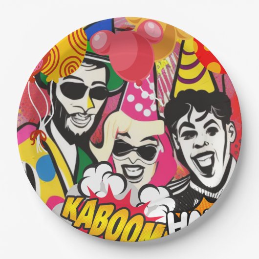 Party Pappteller (Vorderseite)