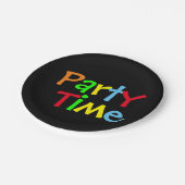 Party Pappteller (Schrägansicht)