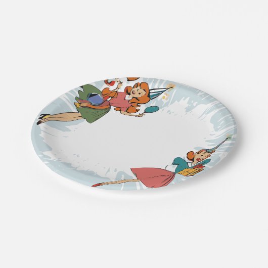 Party Pappteller (Schrägansicht)