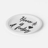 Party Pappteller (Schrägansicht)