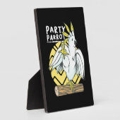 Party Parrot Bird Fotoplatte (Seite)