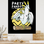 Party Parrot Bird Poster (Küche)
