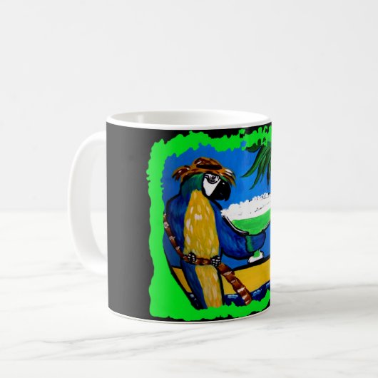 PARTY PARROT KAFFEETASSE (Vorderseite Links)