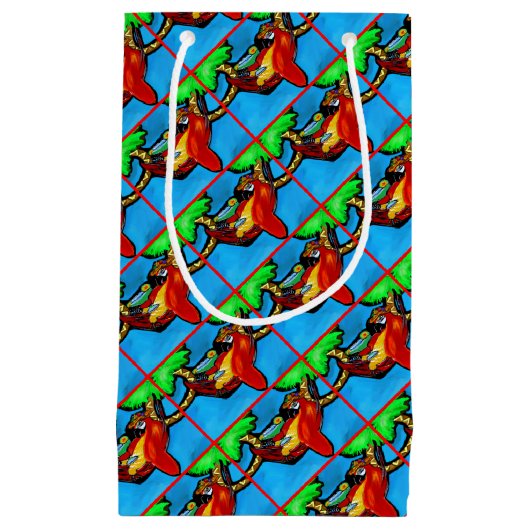PARTY PARROT KLEINE GESCHENKTÜTE (Vorderseite)