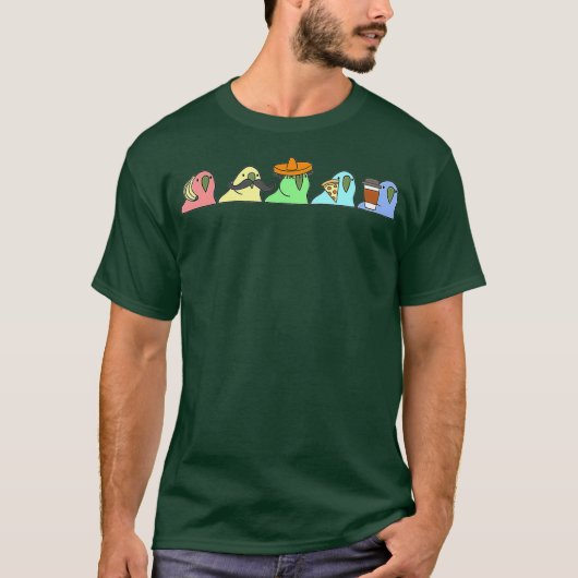 Party Parrot T-Shirt (Vorderseite)