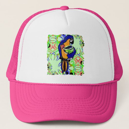 PARTY PARROT TRUCKERKAPPE (Vorderseite)