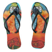 Party Parrots Badesandalen (Fußbett)