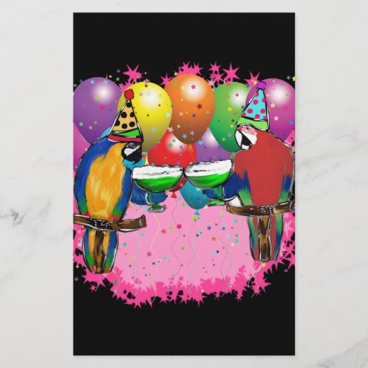PARTY PARROTS BRIEFPAPIER (Vorderseite)