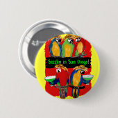 PARTY PARROTS BUTTON (Vorne & Hinten)