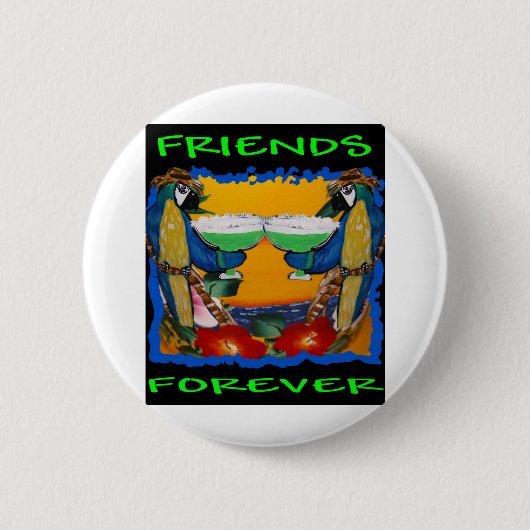 Party Parrots Button (Vorderseite)