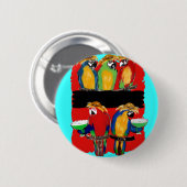 PARTY PARROTS BUTTON (Vorne & Hinten)