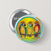 PARTY PARROTS BUTTON (Vorne & Hinten)