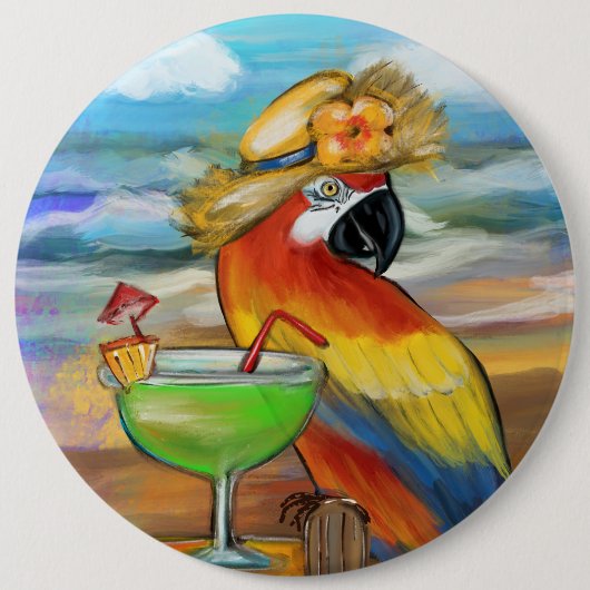 Party Parrots Button (Vorderseite)