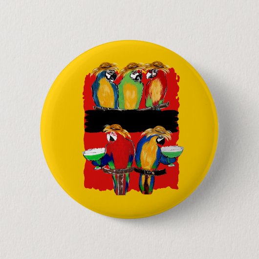 PARTY PARROTS BUTTON (Vorderseite)