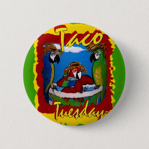 Party Parrots Button
