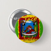 Party Parrots Button (Vorne & Hinten)