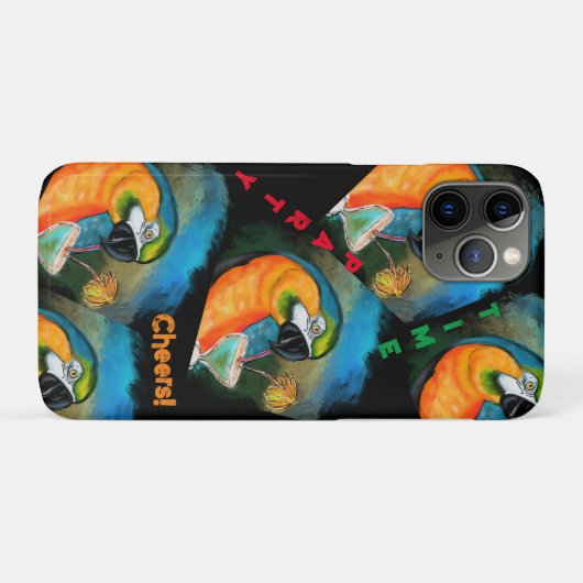 Party Parrots Case-Mate iPhone Hülle (Rückseite (Horizontal))