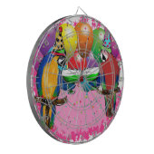 PARTY PARROTS DARTSCHEIBE (Vorderseite Links)