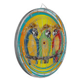 PARTY PARROTS DARTSCHEIBE (Vorderseite Links)