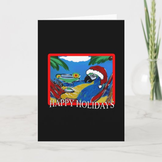 PARTY PARROTS FEIERTAGSKARTE (Vorderseite)