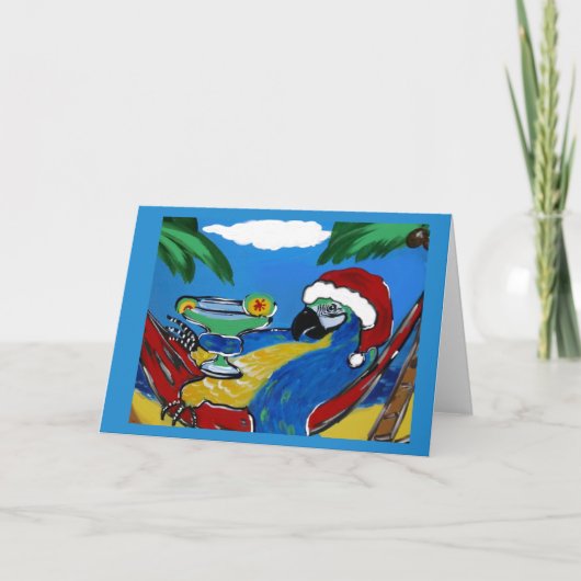 PARTY PARROTS FEIERTAGSKARTE (Vorderseite)