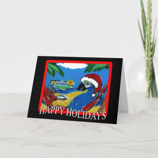 PARTY PARROTS FEIERTAGSKARTE (Vorderseite)