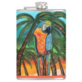 Party Parrots Flachmann (Vorderseite)