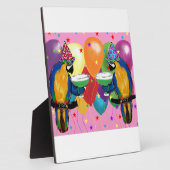 Party Parrots Fotoplatte (Seite)