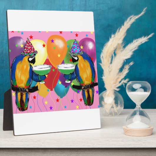 Party Parrots Fotoplatte (Seite)