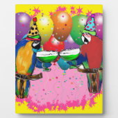PARTY PARROTS FOTOPLATTE (Vorderseite)