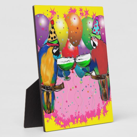 PARTY PARROTS FOTOPLATTE (Seite)