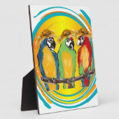 PARTY PARROTS FOTOPLATTE (Seite)