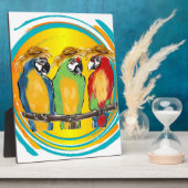 PARTY PARROTS FOTOPLATTE (Seite)