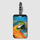 Party Parrots Gepäckanhänger (Vorderseite Vertikal)