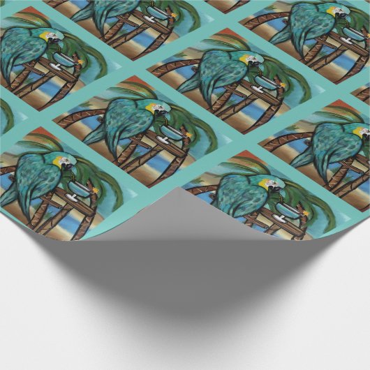 Party Parrots Geschenkpapier (Ecke)