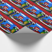 PARTY PARROTS GESCHENKPAPIER (Ecke)
