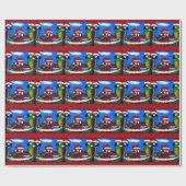 PARTY PARROTS GESCHENKPAPIER (Flach)